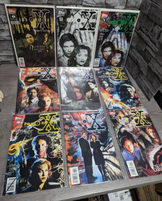 Large X-FILES Topps Comic Book Set Lot: Issues #0-40, Variant, Annuals, Digest