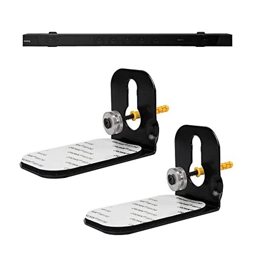 Universal Sound Bar Mounts Wall Mount Kit Soundbar Mounting Bracket f...