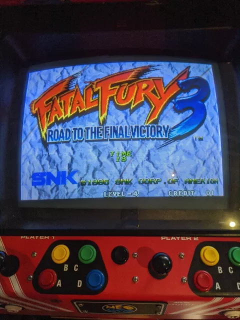 Neo geo MVS snk cart - fatal fury 3