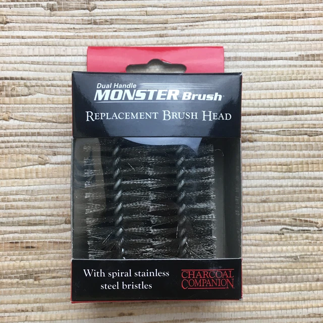 Charcoal Companion Dual Handle Monster Brush Replacement Head Steel Bristles