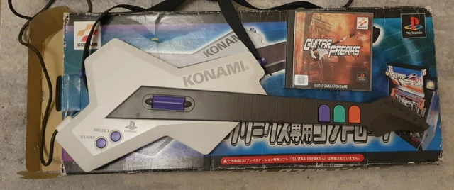 Konami Guitar Freaks Controller and simulation game for Sony PlayStation BOXED