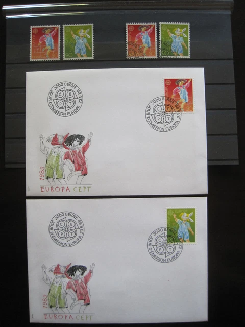 Schweiz MiNr. 1391-1392 postfrisch**+ gestempelt +FDC  (GB 1243)