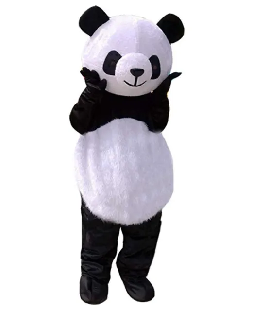 Panda Bear Mascot Costume Cosplay Adult Outfit Dress Parade Festival Animal Suit