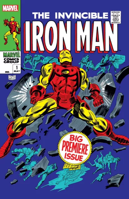 Marvel Comics ‘Iron Man’ #1 (2024) Facsimile Edition Reprint