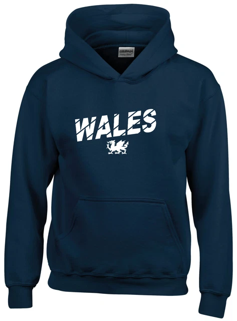 Wales Rugby Nations 6 Hoodies Text & Lion