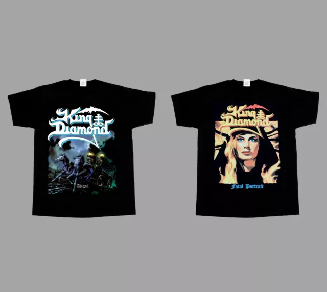 King Diamond Abigail Fatal Portrait New Black  T-Shirt