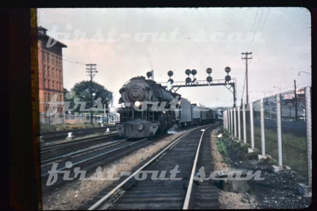 R DUPLICATE SLIDE - Norfolk & Western N&W 1237 STEAM Action Roanoke VA
