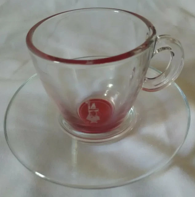 Tazzine caffè in vetro trasparente set 6 tazzine 90 ml Marquise Linee
