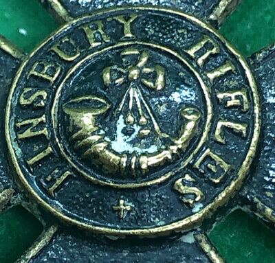 11th London Regiment Finsbury Rifles Cap Badge, KC With Slider 2