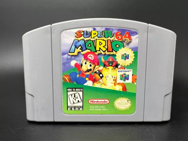 SUPER MARIO 64 [PC] (Nintendo 64) *CART ONLY - AUTHENTIC - TESTED* [1gs ...