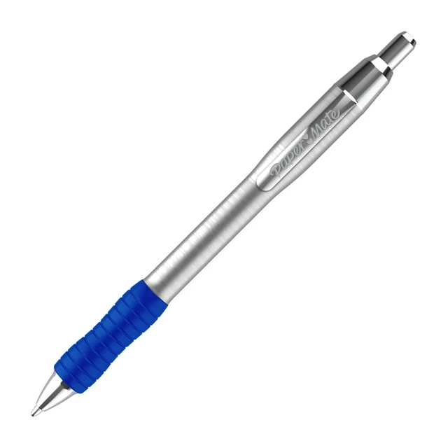 Paper Mate Profile Ballpoint Pen, Retractable Pen with Stainless Steel Barrel, 1