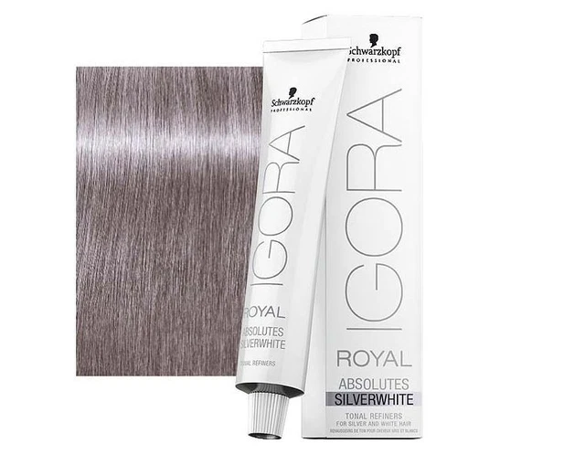 Schwarzkopf Igora Royal Argent Blanc Tonale Refiners 60 ML Teinté Finition Profi
