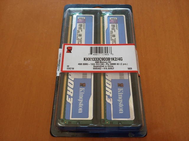 MEMORIA KINGSTON HYPERX FURY BLUE, 4GB, DDR3, 1333 MHZ, CL9. - Belcon Group S.A.C