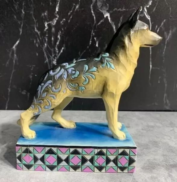 Jim Shore Heartwood Creek "Schultz" - 4006934 - German Shepherd Dog - 2006