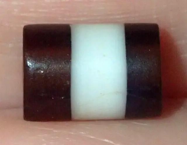 9mm Ancient Tibetan, Tibet worry Glass Amulet Pendant Bead, #S6152