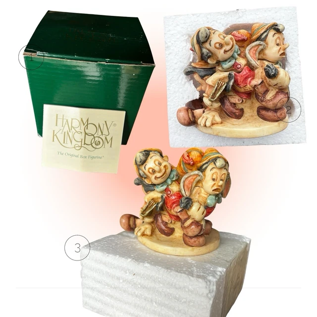 HARMONY KINGDOM DISNEY MANY MOODS OF PINOCCHIO Figure With