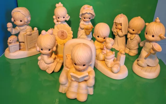 Precious Moments Porcelain Figurine Lot of 11 - You Pick