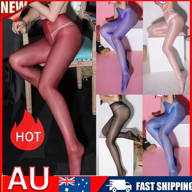 Calze donna olio seta trasparente elastiche calze cavi calze ↑