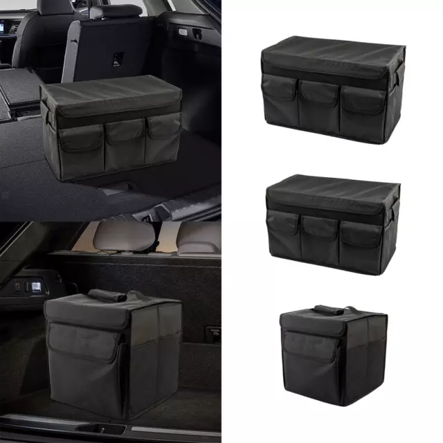 Coffre de rangement pliable pour organisateur de coffre de voiture pour