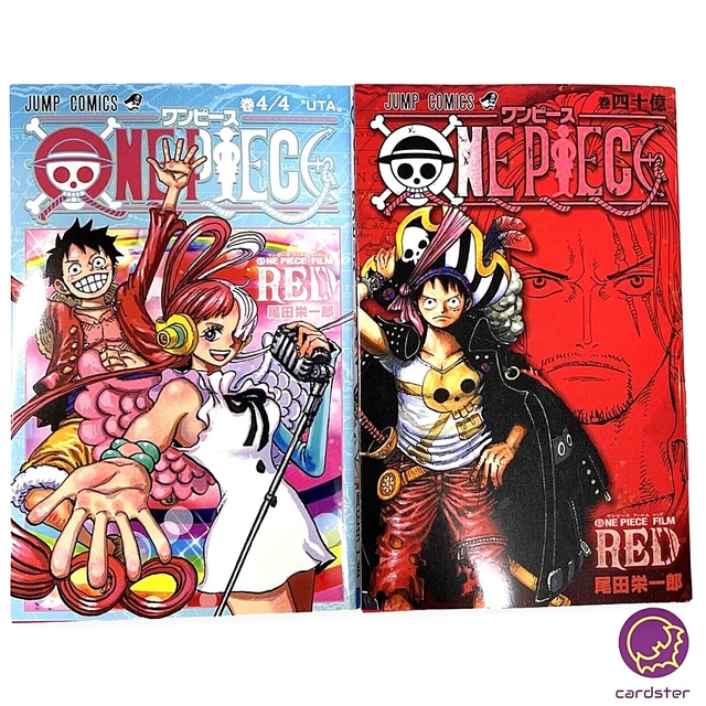 ONE PIECE FILM Red Movie COMIC SET Part 3 & Part 4, Vol 4/4 UTA & Vol 4