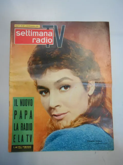 settimana radio cosetta greco novembre 1958 aa.vv.