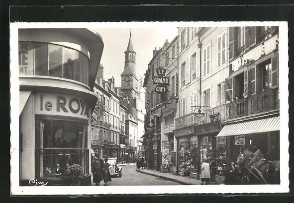 CPA Nevers, Rue du Commerce 1954