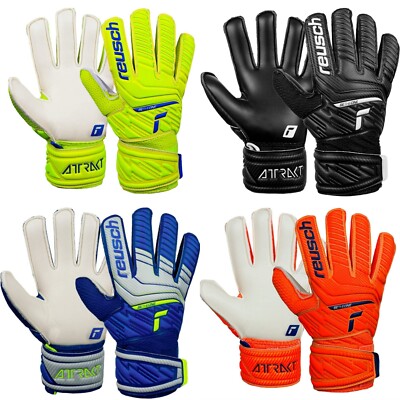 Reusch Guanti da Portiere Reusch Attrakt Solid Calcio Goalkeeper Uomo Adulto 8 9 10 11 