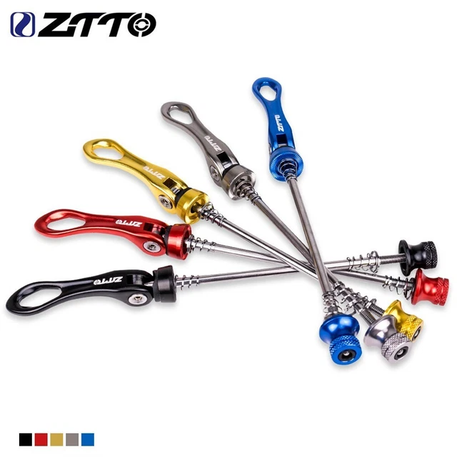 Morsetto Sella Bici Con Sgancio Rapido - 28,6 Mm - Lega Nera - Per MTB, Strada E Altro