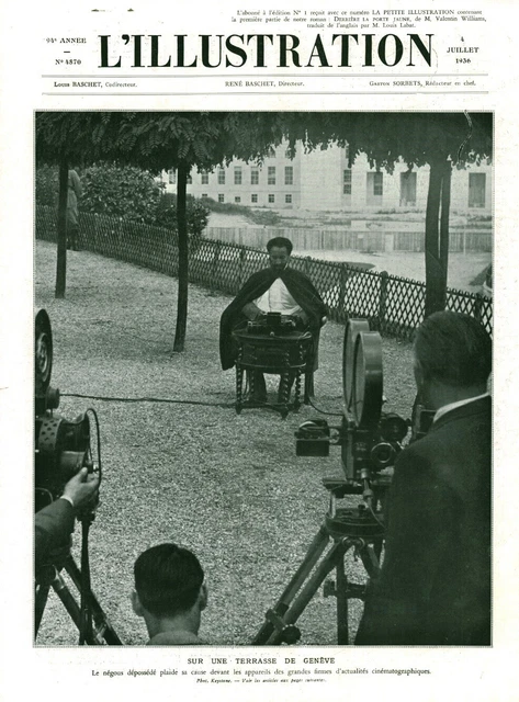 Document ancien Mme la présidente Magnaud recto verso 1903 issu de magazine