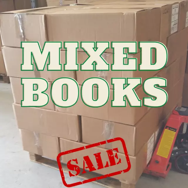 Pallet of over 1200 Used Books, SALE PRICE Mixed Category Wholesale Joblot