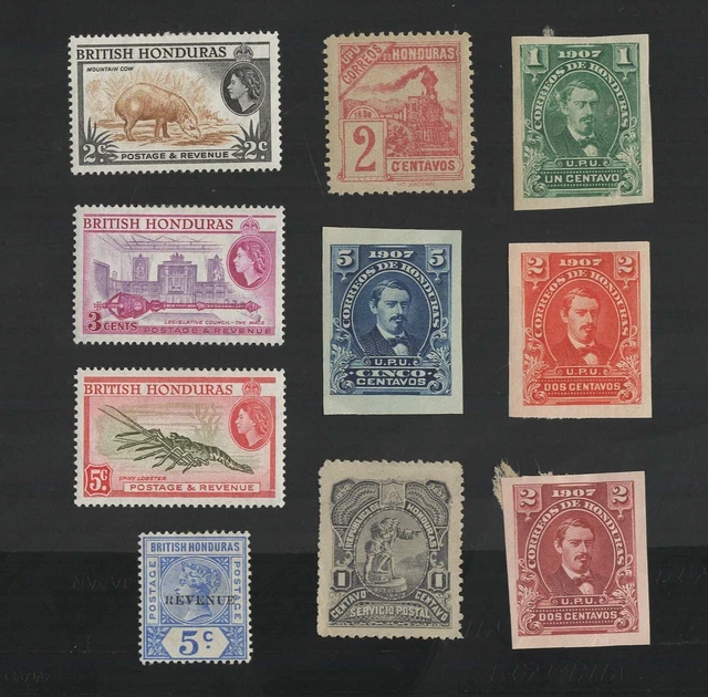 Francobolli British Honduras British Honduras Colony Francobolli 100