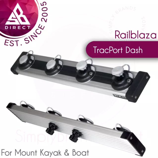 Railblaza TracPort Dash 1000│4 StarPort│For Mount Kayak & Boat│03-4105-11│Silver