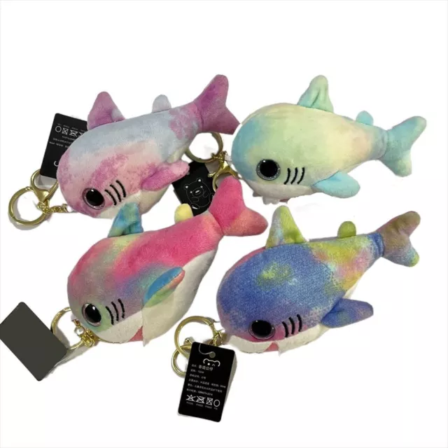 Stuffed Doll Plush Shark Toy Stuffed Animal Plush Keychain  Bag Pendant