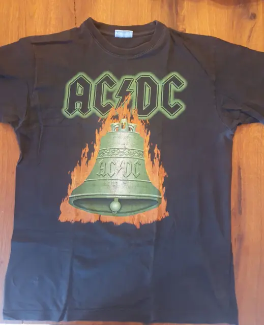 AC/DC -  Hells Bells -  Logo Album  T`Shirt -  Herren Schwarz XL 1980