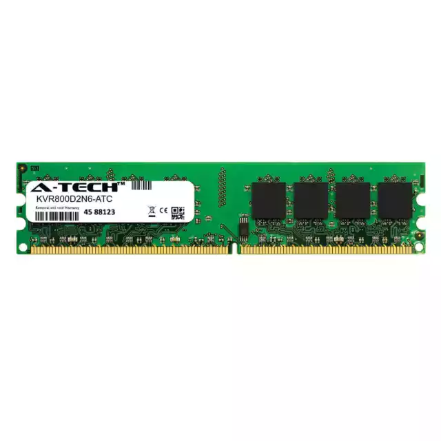 1GB DDR2 PC2-6400 800MHz DIMM (Kingston KVR800D2N6 Equivalent) Memory RAM