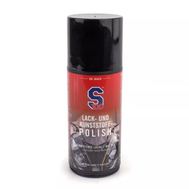 Dr, Wack S100 Lack und Kunststoff Polish, Motorrad Politur 220ml