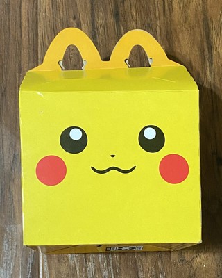 mcdonalds happy meal pikachu box