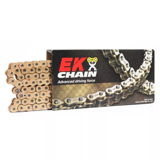 EK Chains  Mx 520 O-Ring Gold 120L Motocross Dirt Bike Chain
