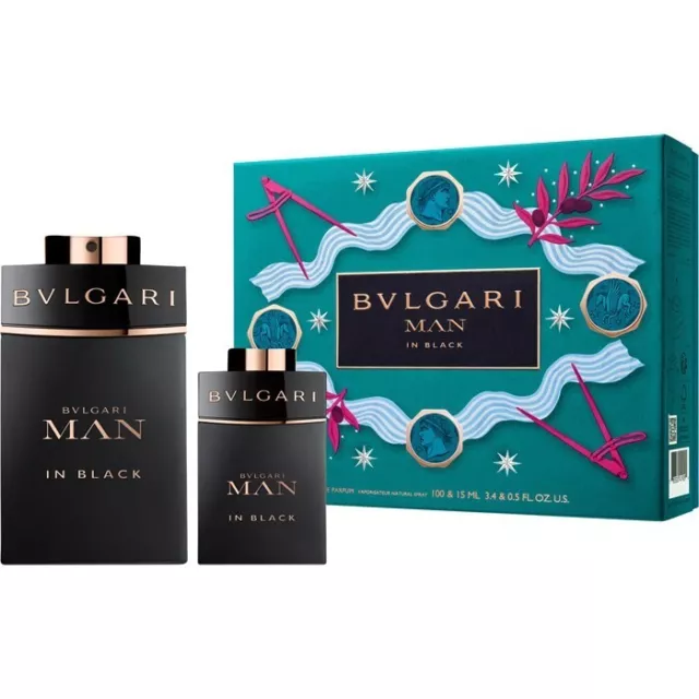 Set Bulgari Man in Black • Eau de Parfum • 100ml+15ml  • per uomo