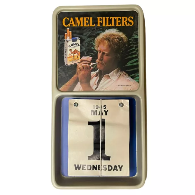 Camel Filters Cigarettes RJ Reynolds 1985 Calendar Advertising Wall Sign