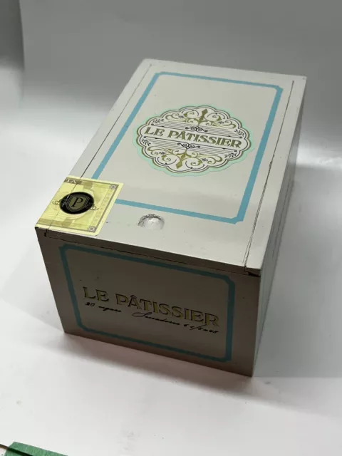 Crowned Heads- Le Patissier Senadores Empty Wooden Cigar Box 4.5x7x3.5