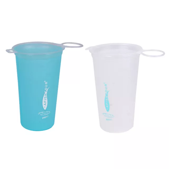 TPU Soft Cups Faltbare Sportwasserflasche  Faltbarer Wasserbecher U7W8