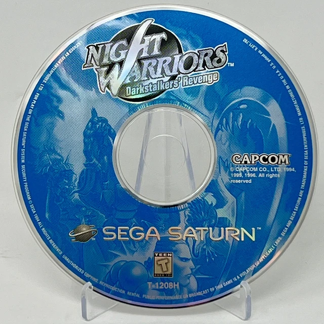 Night Warriors Darkstalkers Revenge - Sega Saturn Sans Notice
