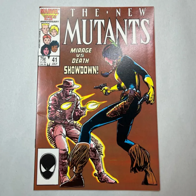 THE NEW MUTANTS - Vol 1 # 41 July 1986 Marvel Comics Comic Book X-men