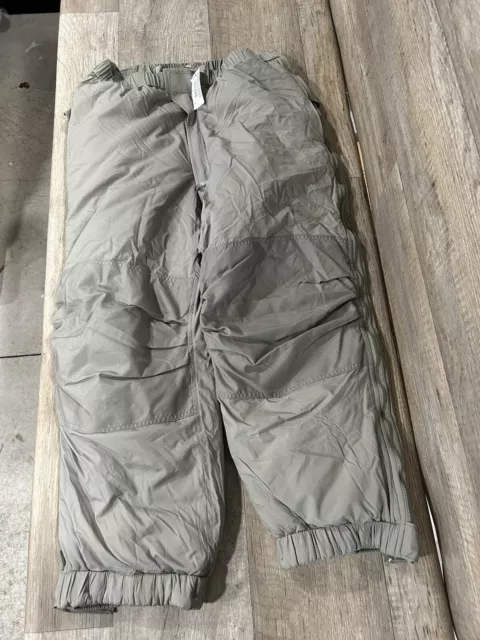 Primaloft Level 7 GEN III ECWCS Extreme Cold Weather Trousers USGI Medium Reg