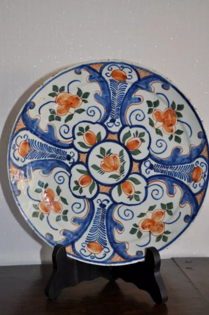 Deux assiettes en faience de Delft - XVIIIème siècle 2