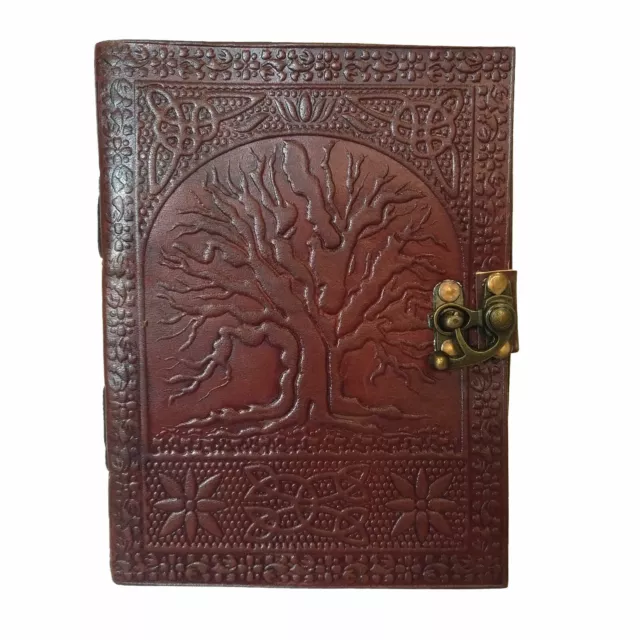 Handmade Notebook Gift Vintage Leather Tree Of Life Writing Journal Travel Diary