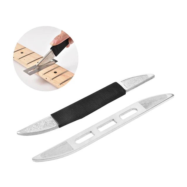 Outil de fichier de couronnement de frette de guitare de diamant de 195mm pour