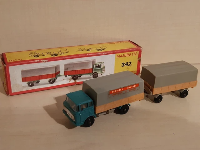 MAJORETTE VINTAGE Ensemble DAF 2600 + Remorque + BOITE EUR 89,00 MAJORETTE VINTAGE Ensemble DAF 2600 + Remorque + BOITE EUR 89,00