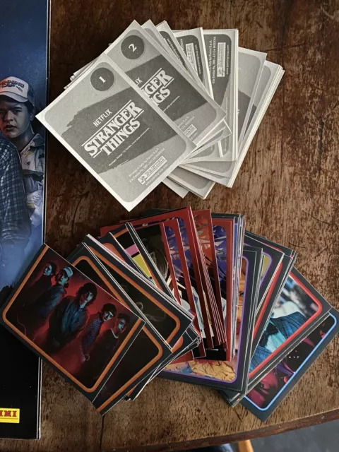 Panini 2022 STRANGER THINGS album neuf et vide set Stickers complet non collé VF 2